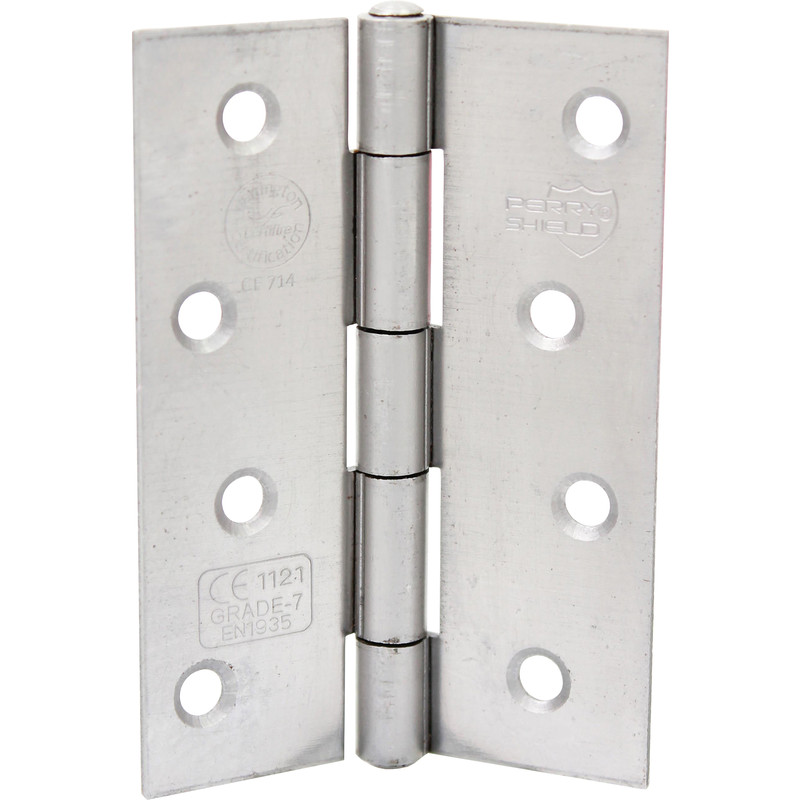 Grade 7 Spun Pin Fire Door Hinge 100mm Self Colour