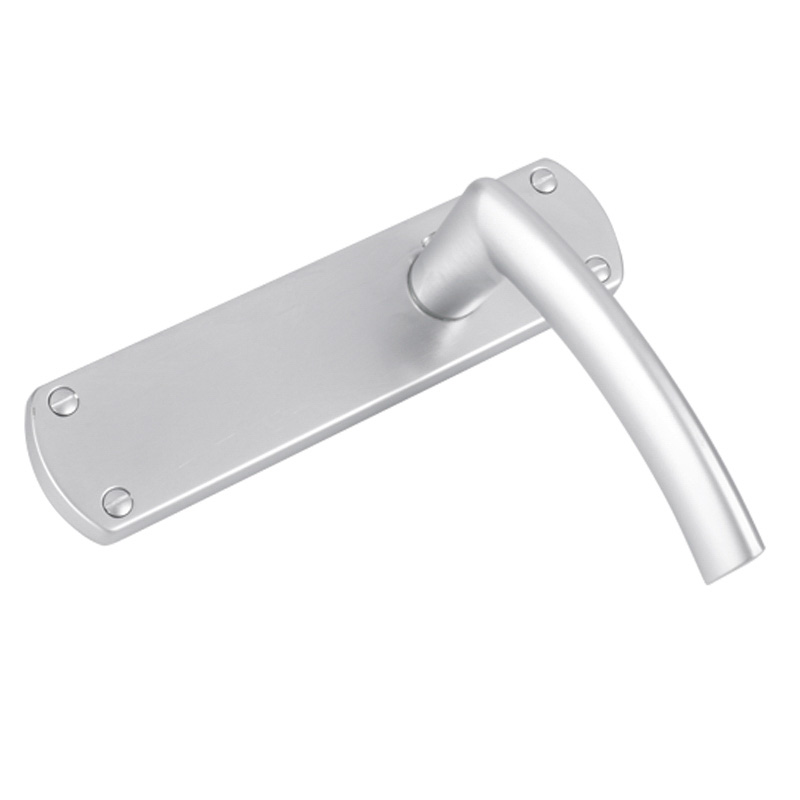 Serozzetta Dos Door Handles Latch Satin Chrome