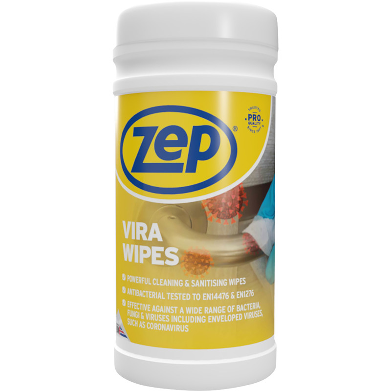 Zep Vira Wipes 100 Wipes