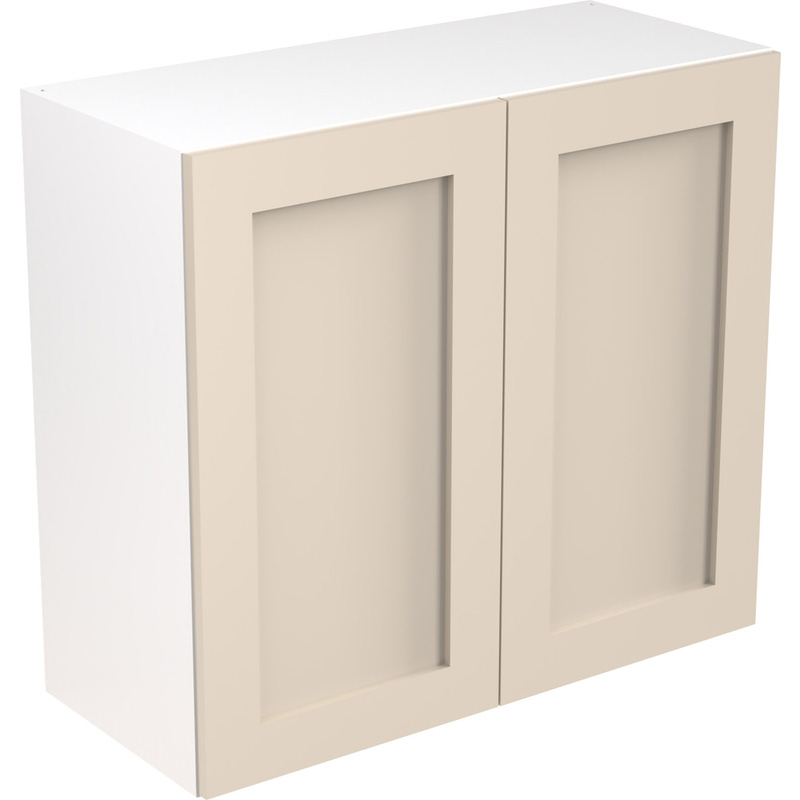 Kitchen Kit Ready Made Shaker Kitchen Cabinet Wall Unit Ultra Matt Cashmere 800mm