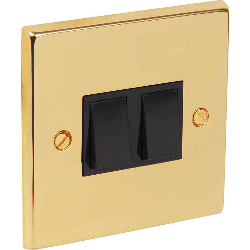 Victorian Switch 2 Gang 2 Way