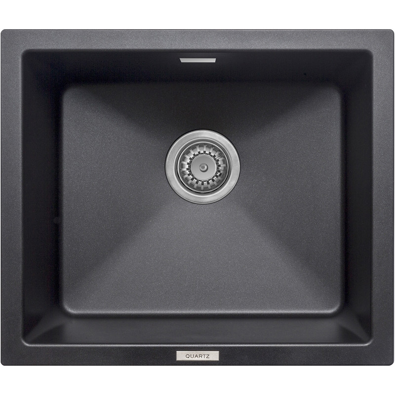 Granite Composite Undermount Kitchen Sink Single Bowl Black