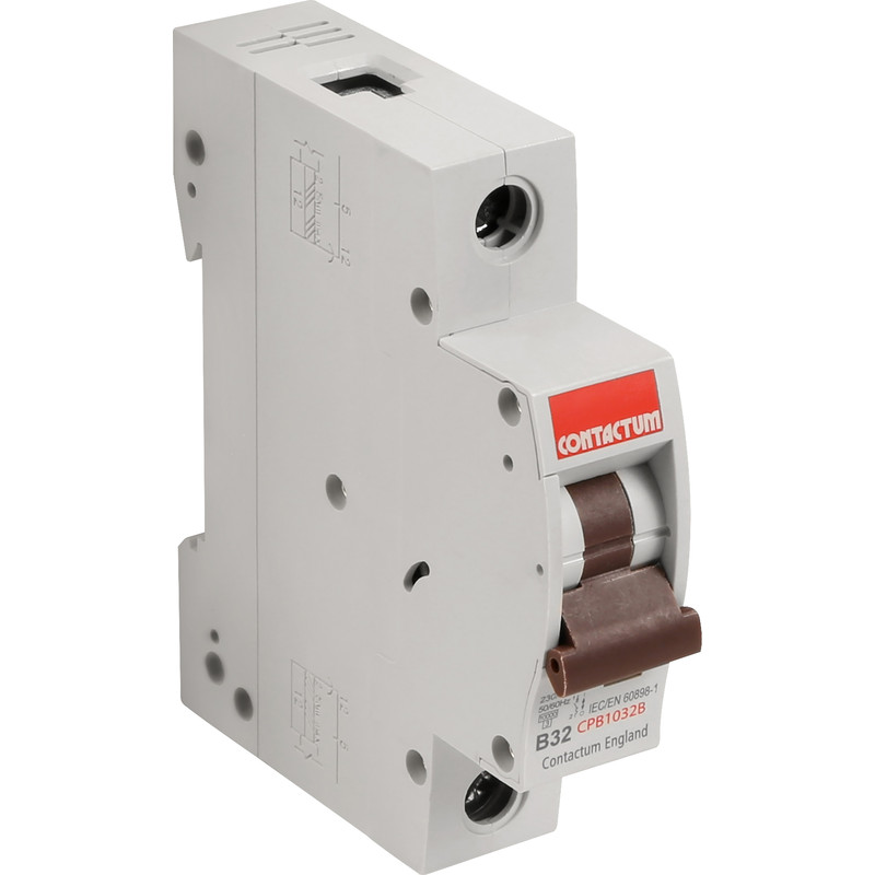 Contactum Single Pole B Curve MCB 32A 10kA SP