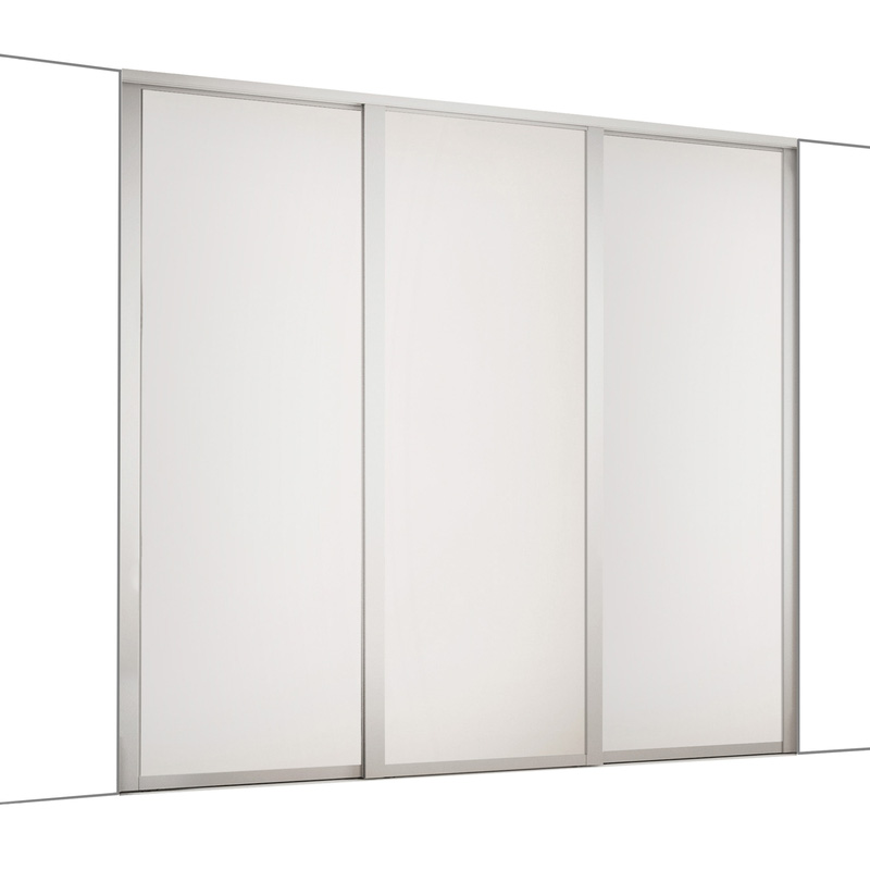 Spacepro Shaker 3 Door Sliding Wardrobe Kit White 1680 x 2260mm