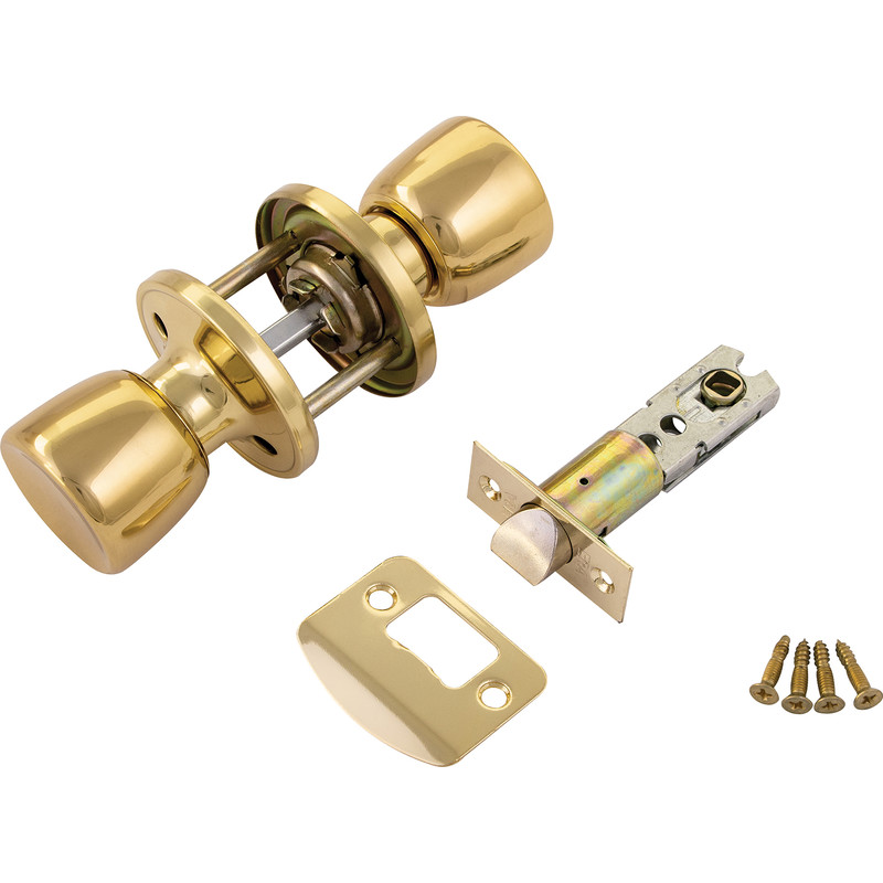 ERA Passage Door Knob Set Brass