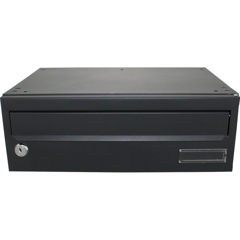 Burg-Wachter Wharfe Horizontal Post Box Black