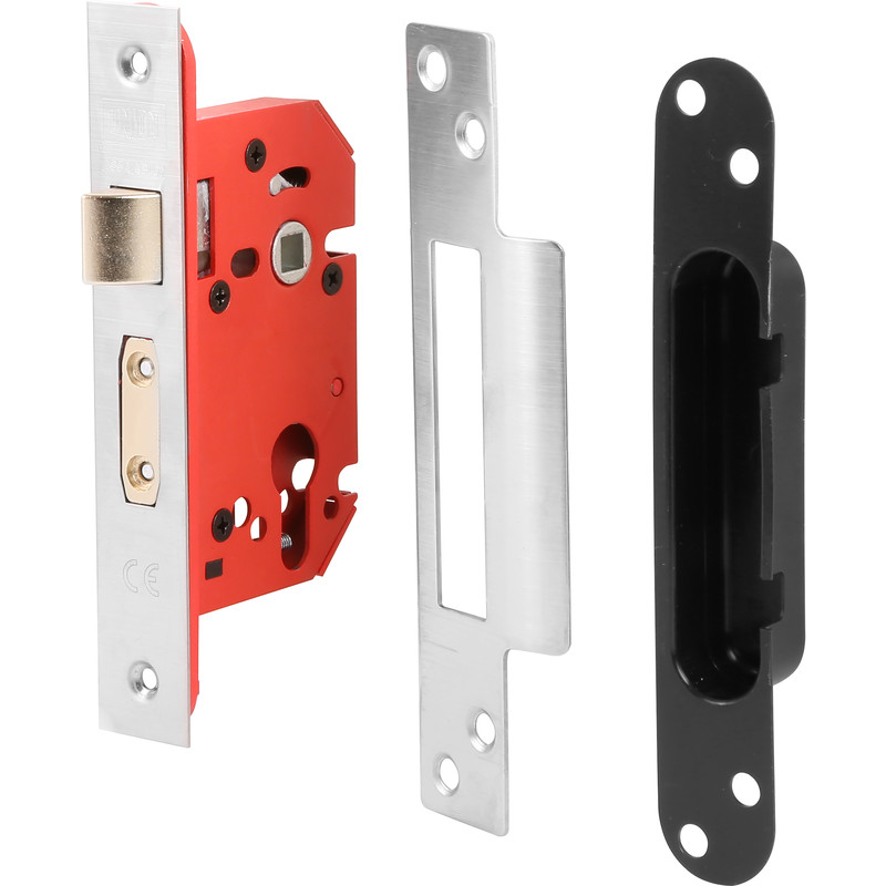 Union StrongBOLT Euro Profile Sashlock 76mm Satin
