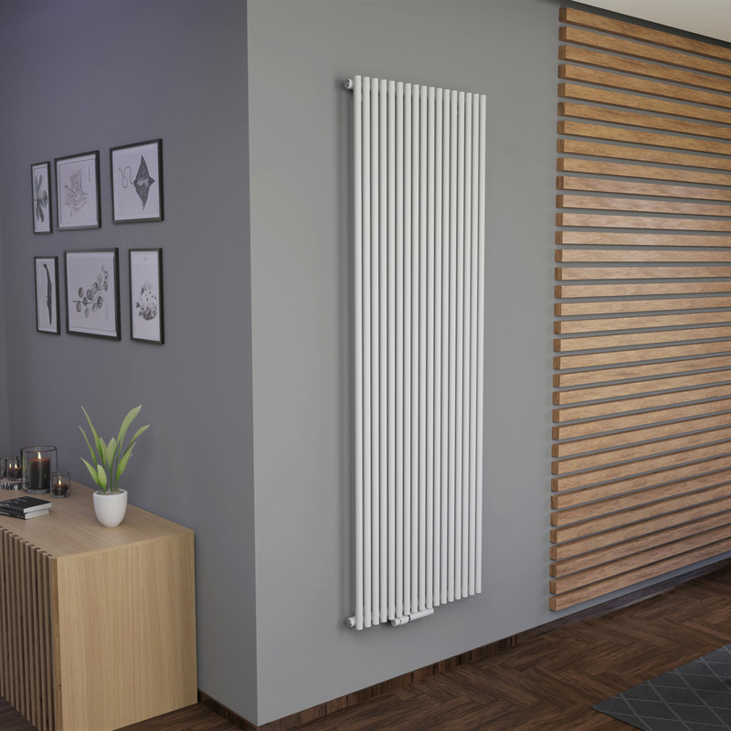 Ximax Kingston Vertical Designer Radiator 1800 x 610mm 4193Btu White