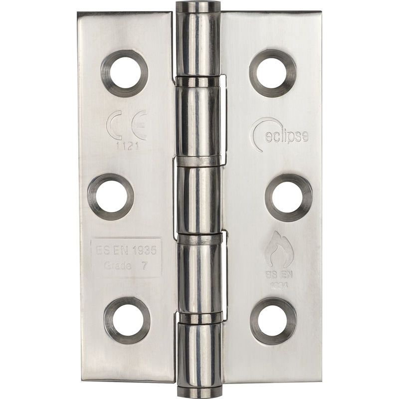 Grade 7 Washered Hinge 76mm Polished