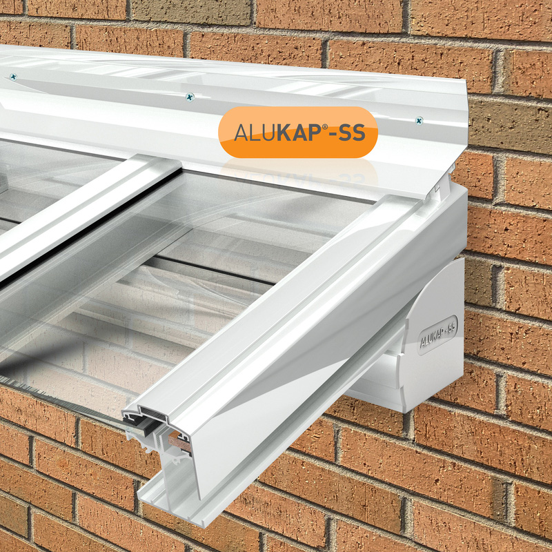 Alukap-SS Top Wall Flashing White 2.0m
