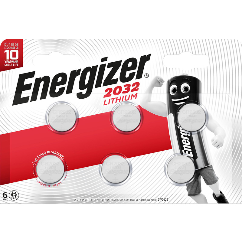 Energizer Lithium CR2032 BP6 2032