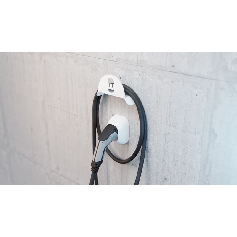 Cable holder (metallic / White)