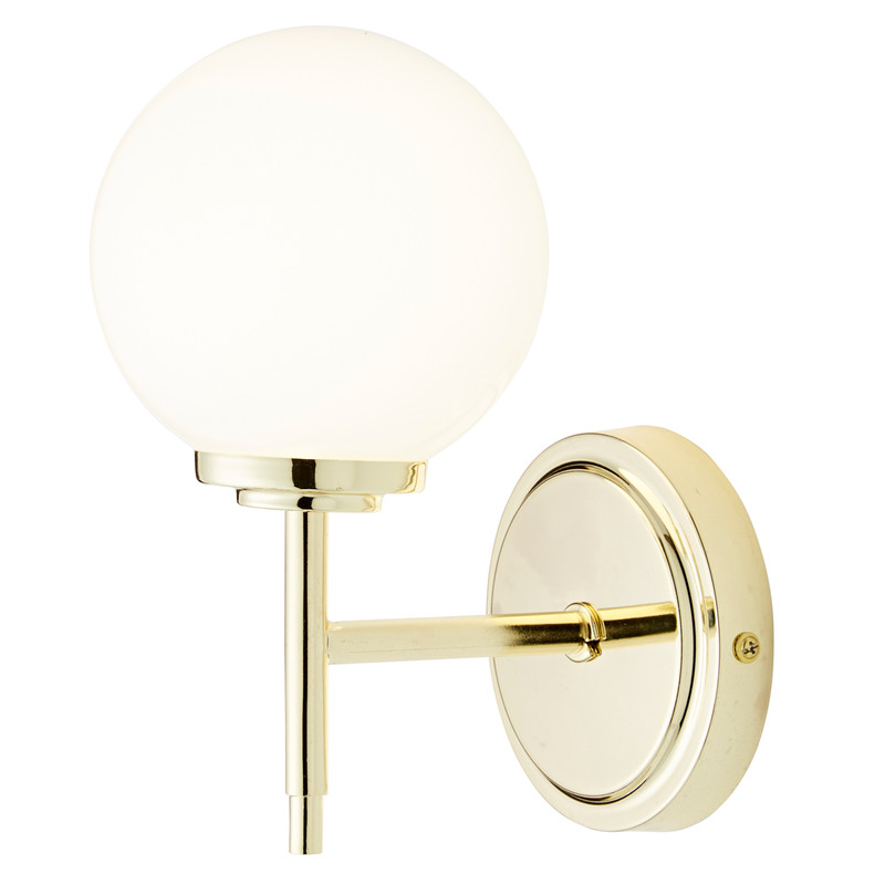 Spa Porto Wall Lamp 2 Pack Brass