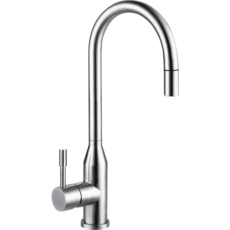 Franke Montreux Pull Out Mono Mixer Kitchen Tap Stainless Steel