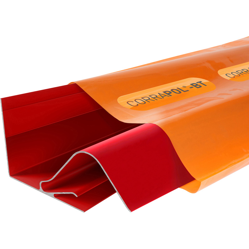 Corrapol-BT Rock n Lock Wall Flashing 3m Red