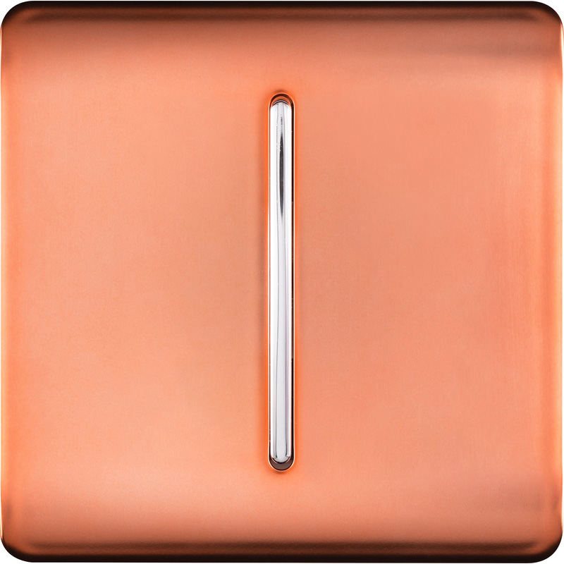 Trendiswitch Copper 1 Gang 2 Way 10 Amp Switch 1 Gang 2 Way