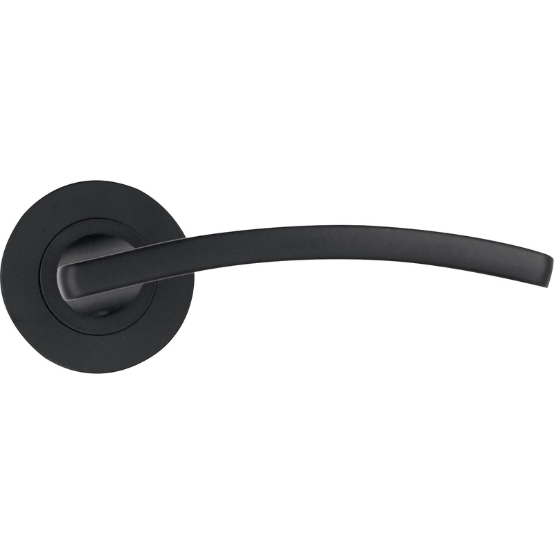 Stanza Toledo on Rose Door Handles Matt Black