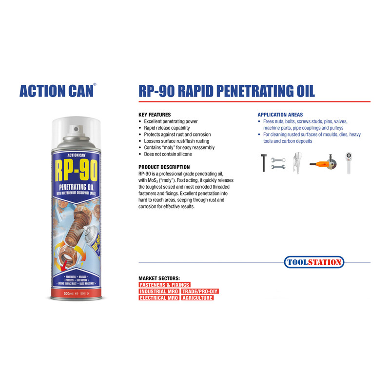Action Can RP-90 Penetrating Oil 500ml