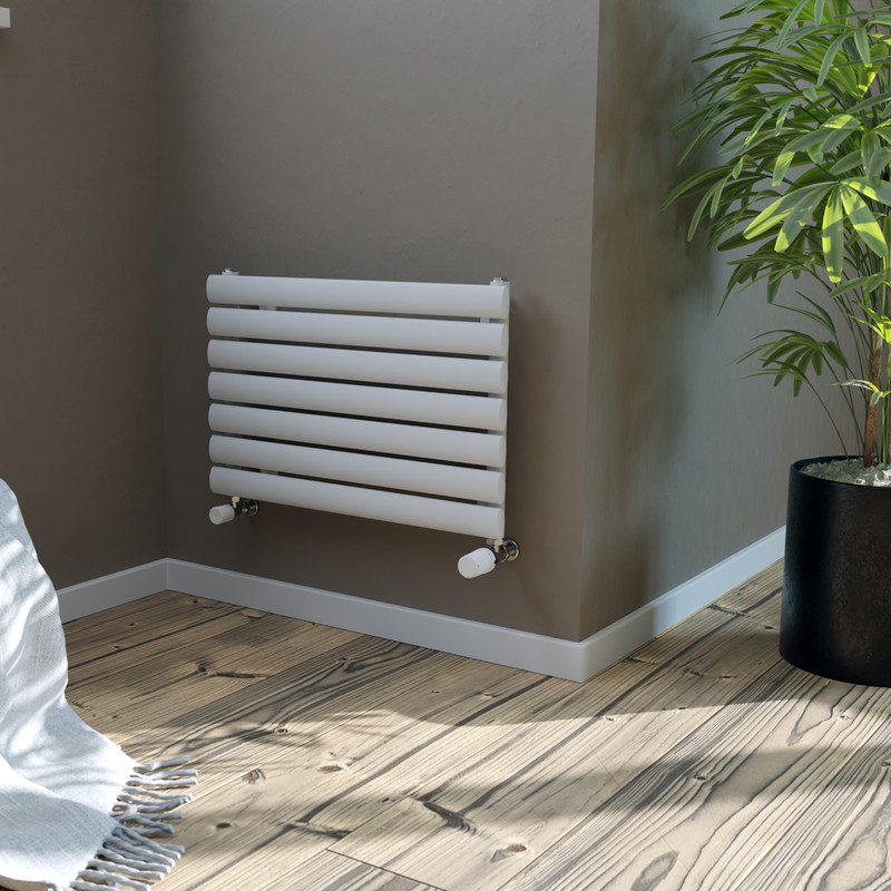 Ximax Bristol Single Horizontal Designer Radiator 410 x 600mm 939Btu White