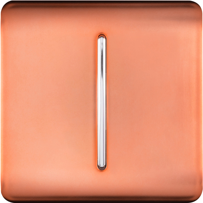 Trendiswitch Copper 1 Gang 3 Way Intermediate Switch 1 Gang 3 Way