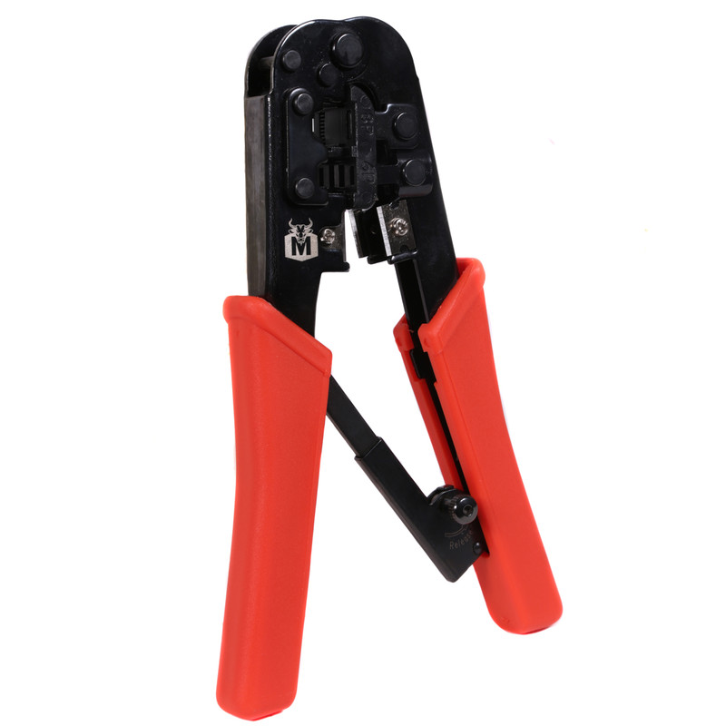 Minotaur Modular Ratcheting Crimping Tool For 8P8C & 6P6C
