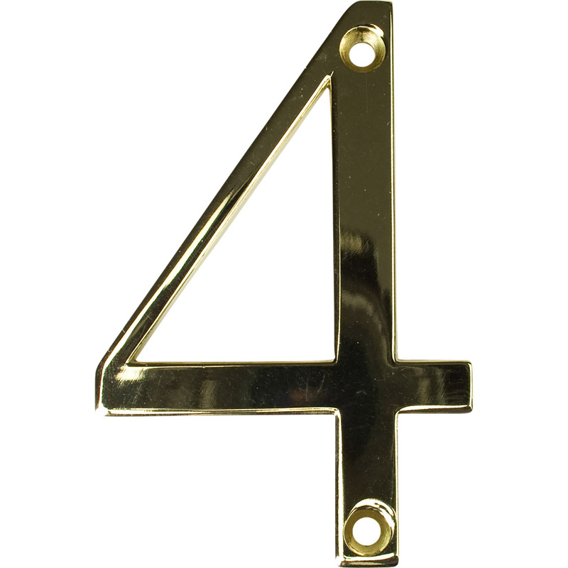 Fab & Fix Hardex Door Numeral Gold 4