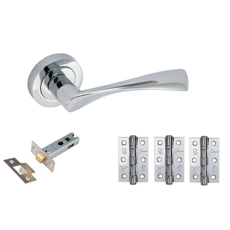Eclipse Monza Door & Latch Pack Polished Chrome