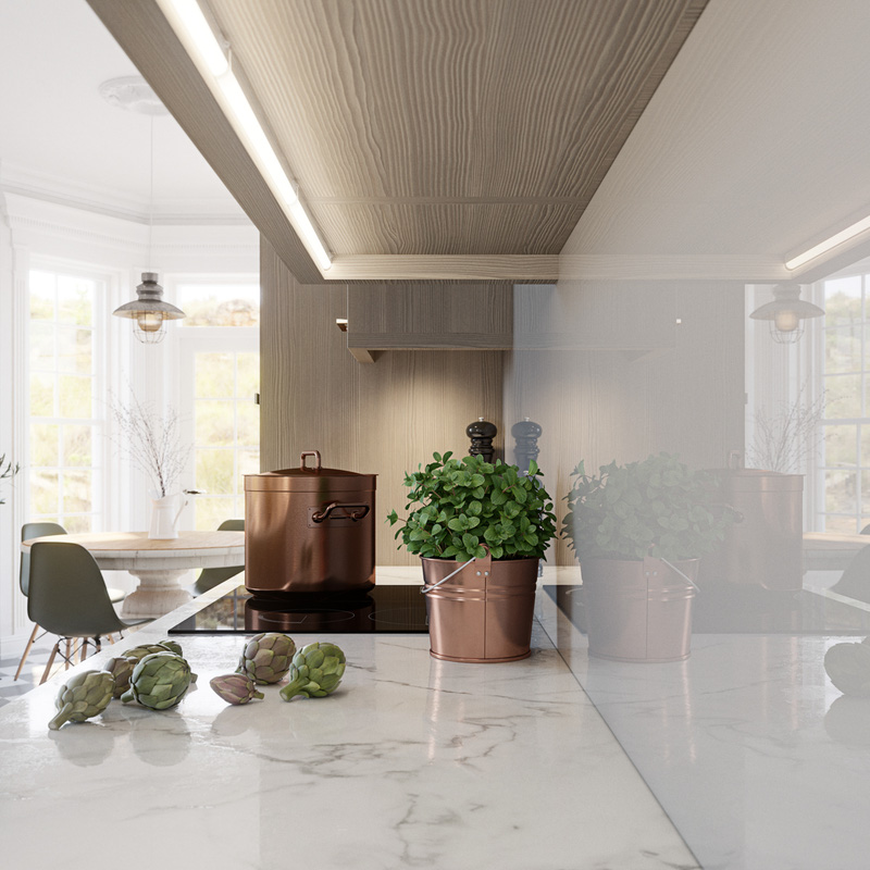 Sensio Axis LED Striplight 240V Natural White 8W 524mm 800lm