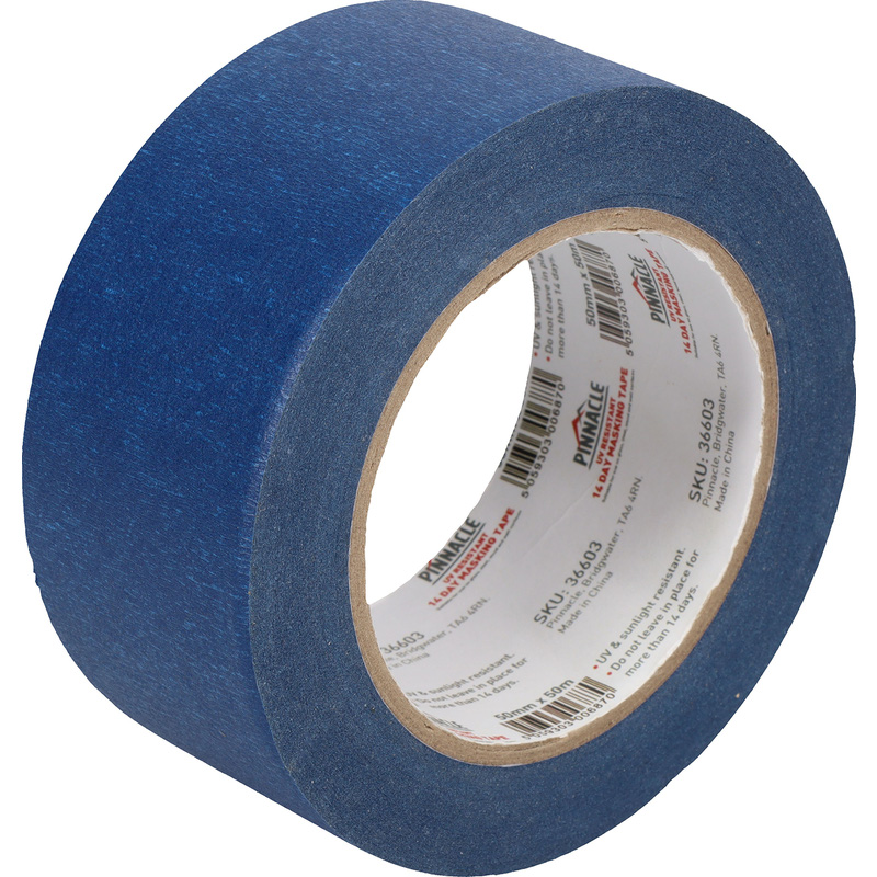 Pinnacle UV Resistant 14 Day Masking Tape 50mm x 50m