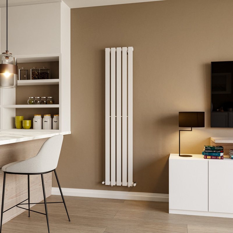 Azur Emilia Designer Panel Radiator 1800 x 372mm 2471Btu White