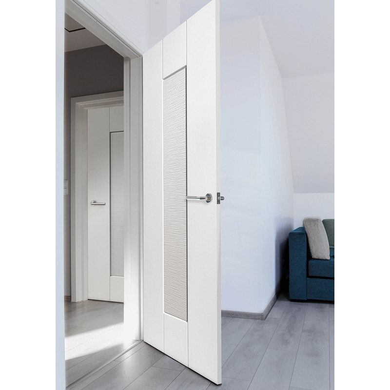 Axis Ripple White Internal Door 35 x 1981 x 838mm