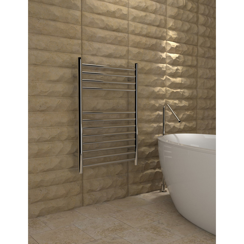 Kudox Lugana Towel Radiator 500 x 750mm Stainless Steel