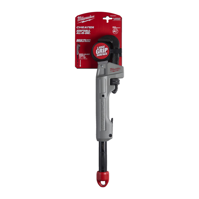 Milwaukee Cheater Aluminium Adjustable Pipe Wrench