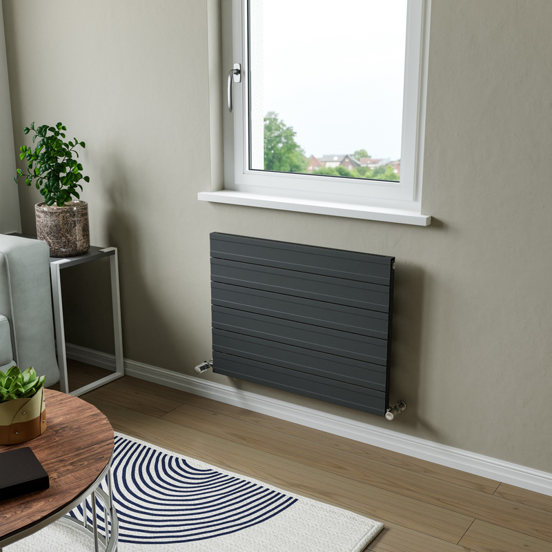 Ximax Preston Aluminium Designer Radiator 603 x 800mm  1532Btu Anthracite