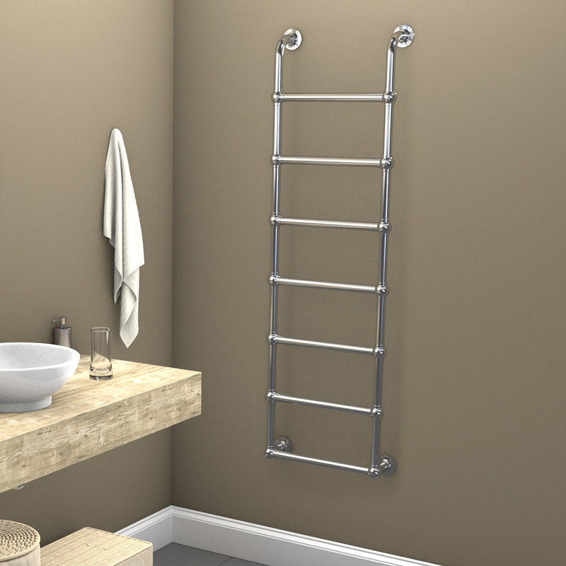 Towelrads Upton Towel Radiator Victorian Chrome 1600 x 500mm 972Btu