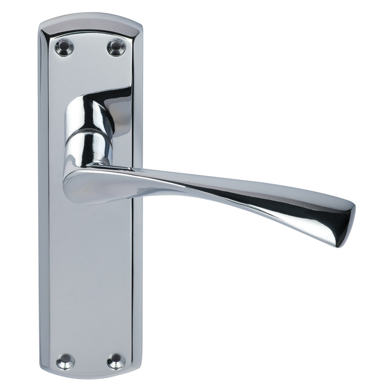 Eclipse Monza Door Handles Latch Polished Chrome