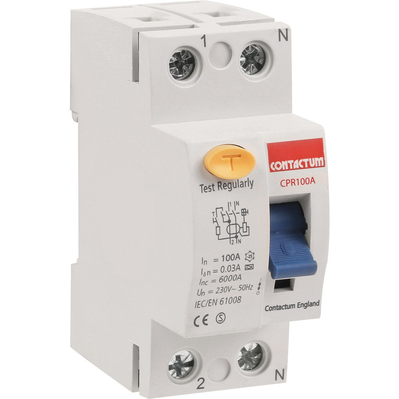 Contactum Incomer Devices 100A 30mA Type A RCD