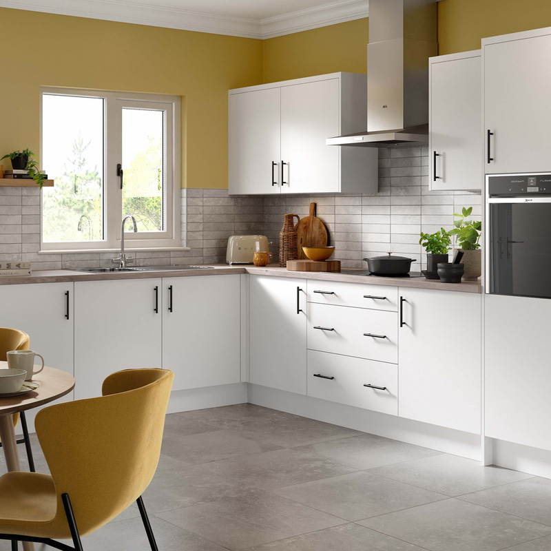 Kitchen Kit Fossil Evolve Oak Postform Upstand