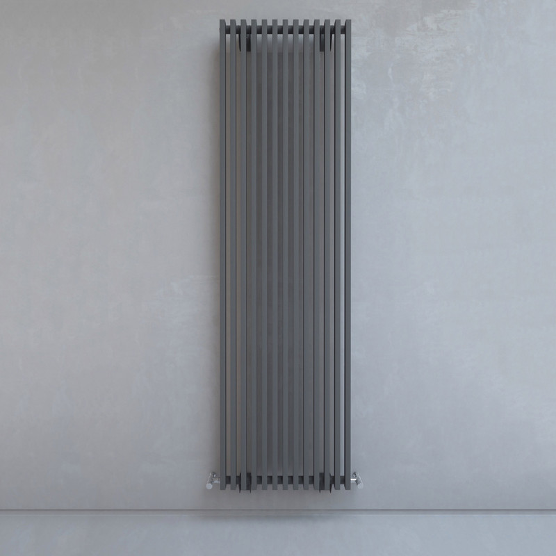 Kudox Xylo Anthracite Designer Radiator 1800 x 500mm 4009Btu