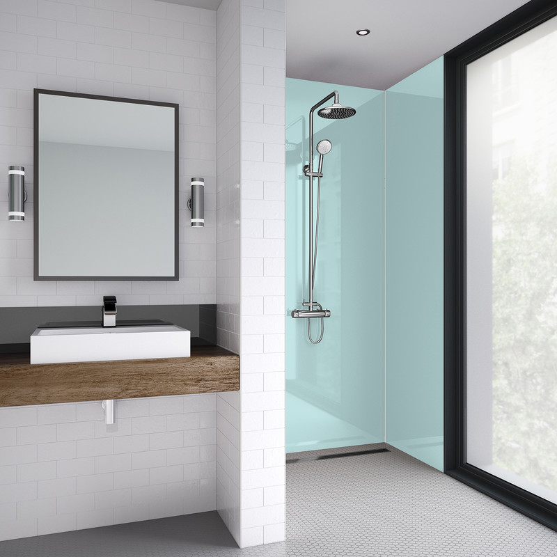 Mermaid Acrylic Shower Wall Panel Mist 2440mm x 900mm x 4mm