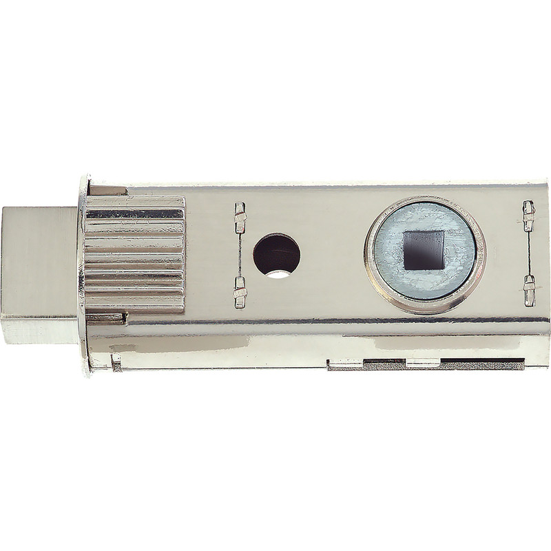 Union JFL27 Push Fit Tubular Bolt 63mm Satin Nickel