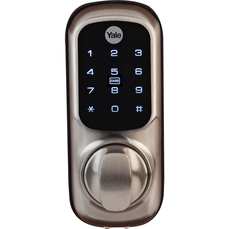 Yale Keyless Connected Door Lock Satin Nickel