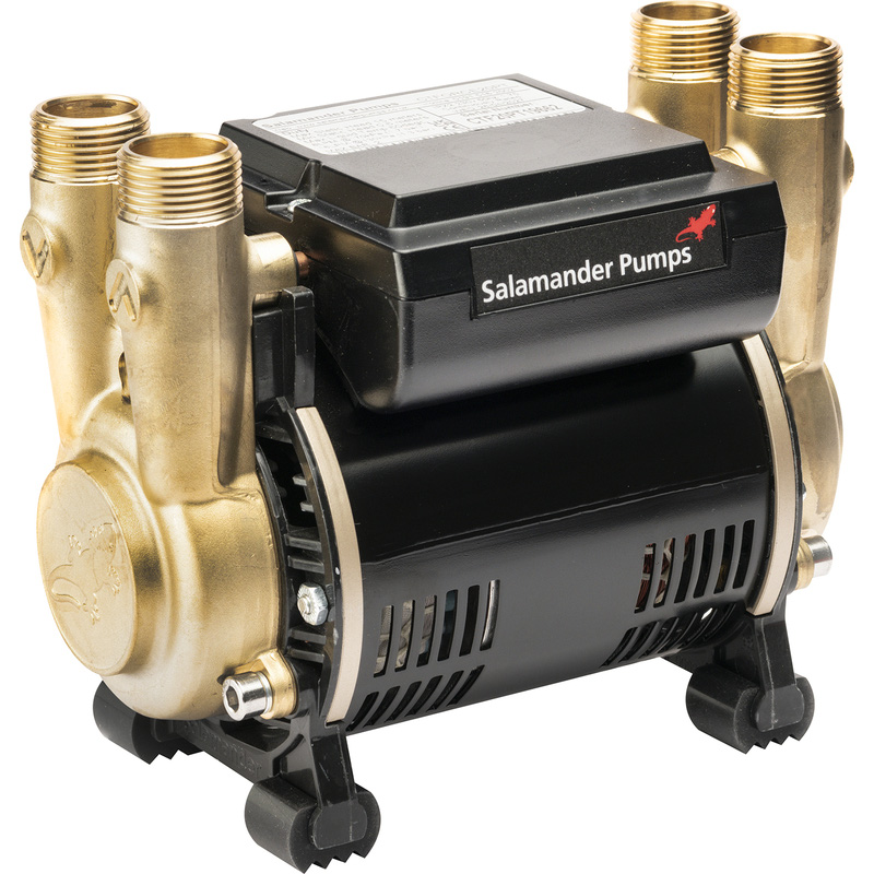 Salamander CT Force Regenerative Twin Shower Pump 1.5 bar