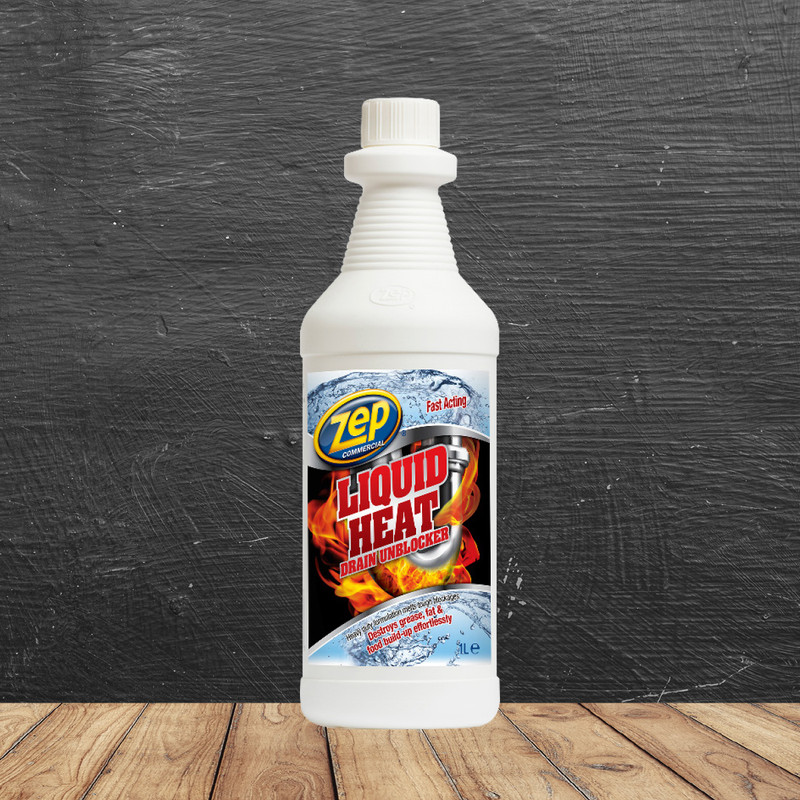 Zep Commercial Liquid Heat Drain Unblocker 1L