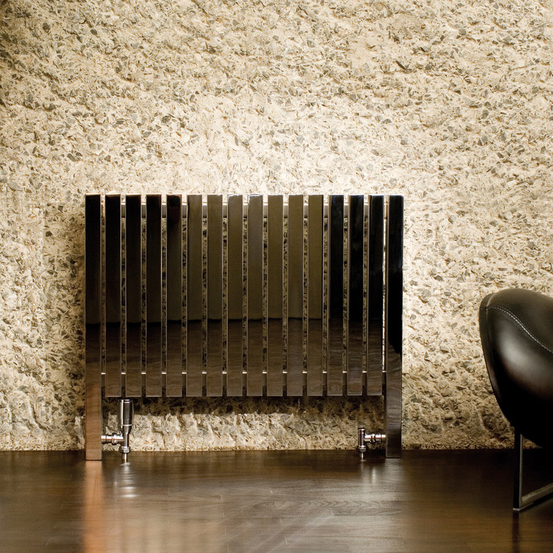 Aeon Arat Designer Radiator 660 x 990mm Btu 3641 Brushed Stainless Steel