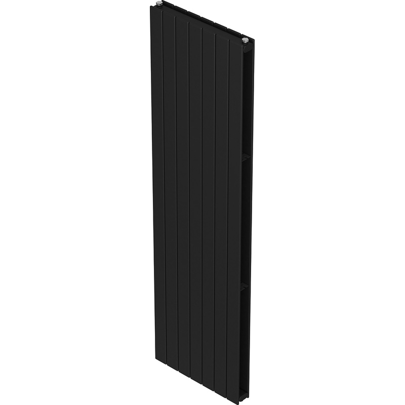 Tesni Eve Double Panel Designer Radiator Matt Charcoal 1800 x 578mm