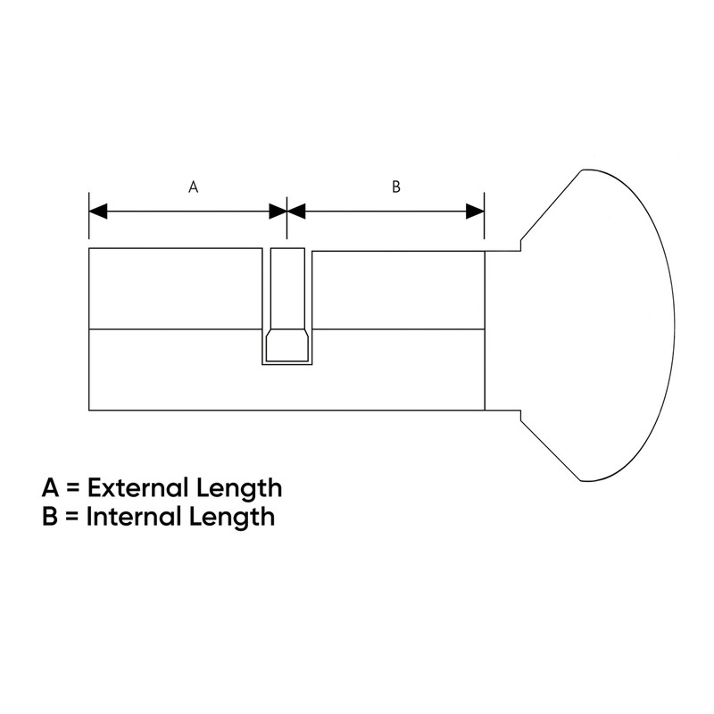 ERA 6 Pin Euro Thumbturn Cylinder 35-35mm Satin Nickel