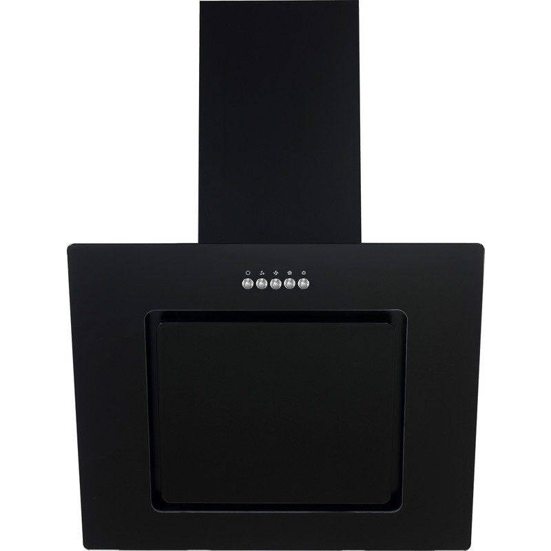 Cata 60cm Angled Glass Extractor Hood Black