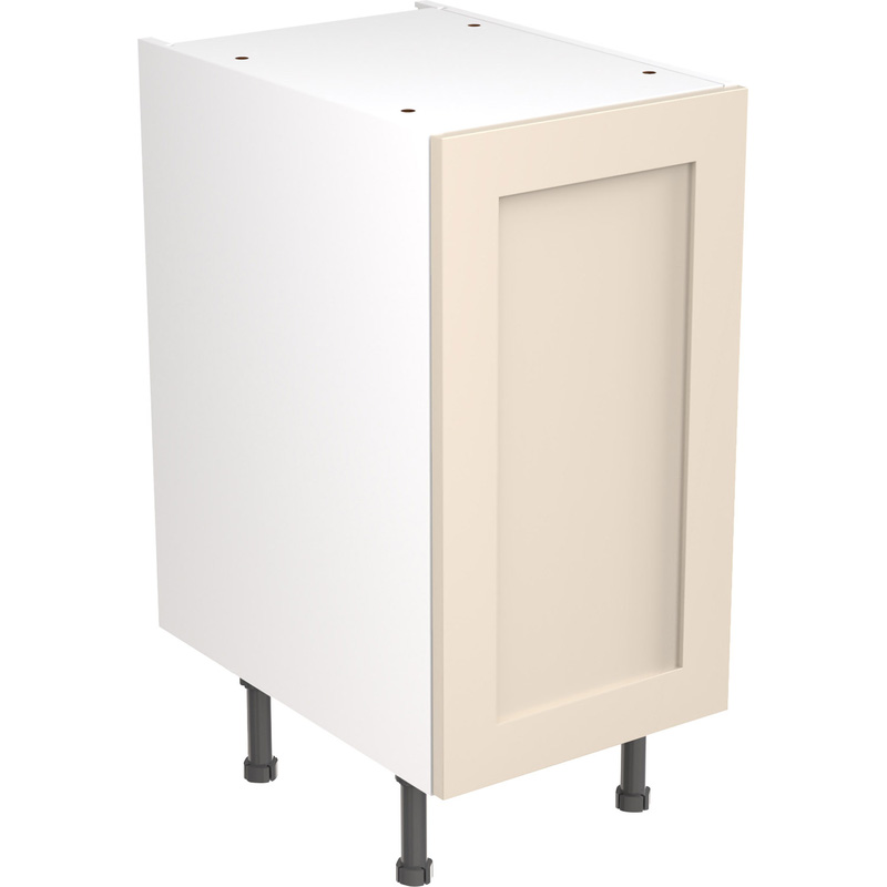 Kitchen Kit Flatpack Shaker Kitchen Cabinet Base Unit Ultra Matt Cashmere 400mm