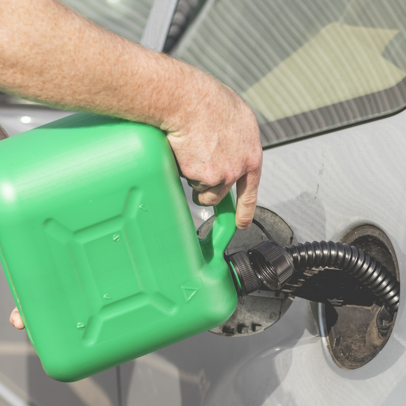 Plastic Fuel Can Green 5L